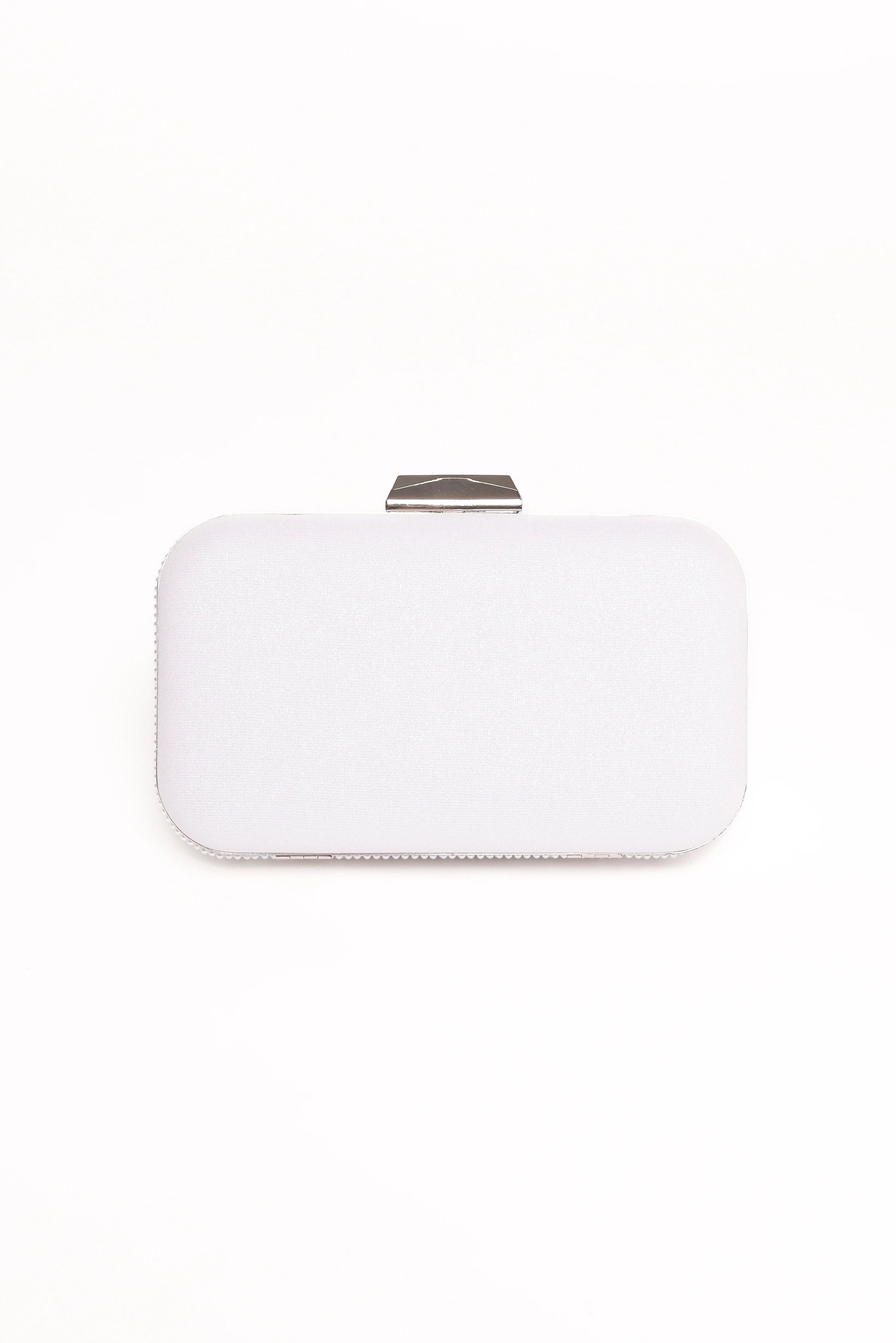 Beaded Faux Pearl Clutch