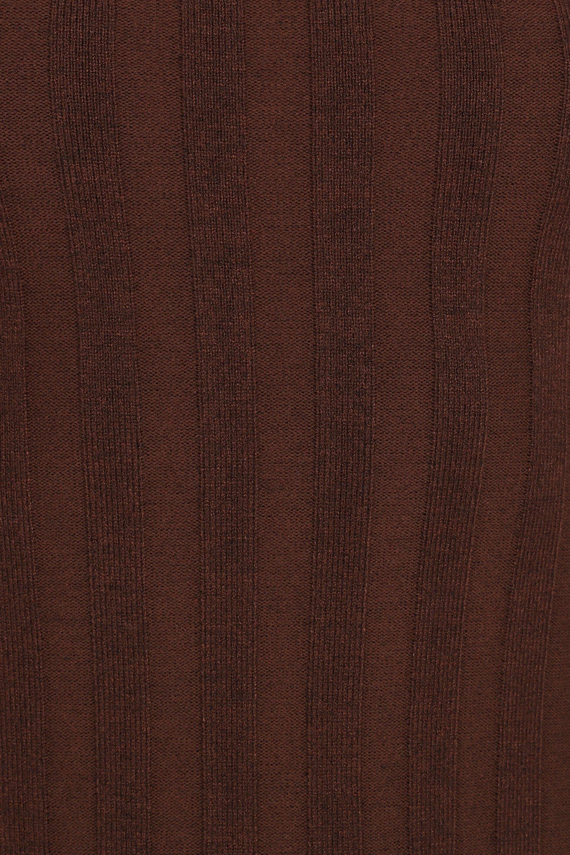 Stretch-Ribbed Round-Neck Maxi Dress